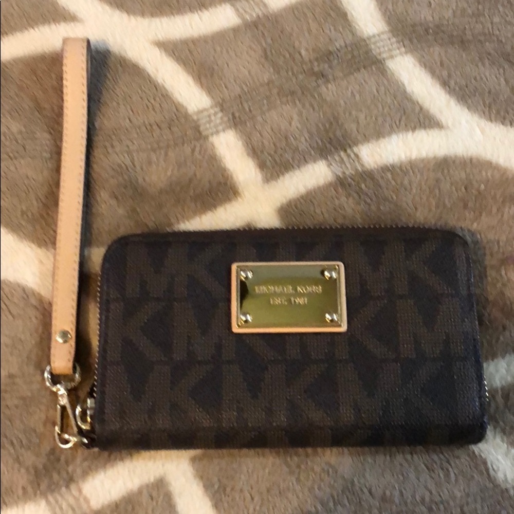 Michael Kors zip-around wallet.
